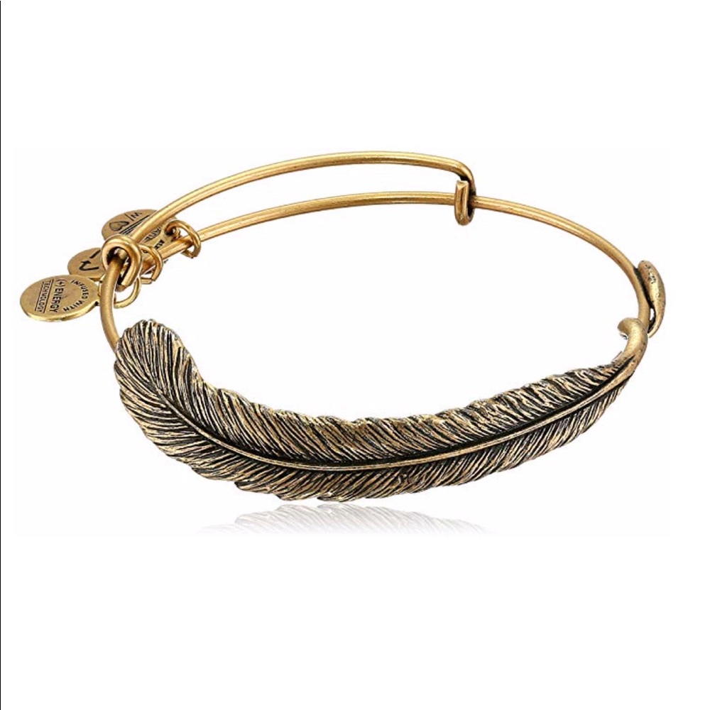 Alex and Ani Spiritual Armor Plume Bangle Bracelet